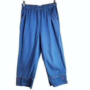 Vintage Koret Baggy Cropped Denim Pants 6P